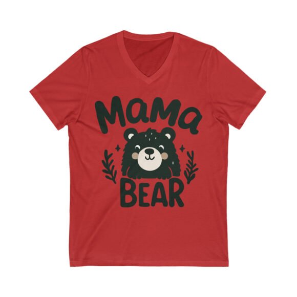 Mama Bear Short Sleeve V-Neck Tee