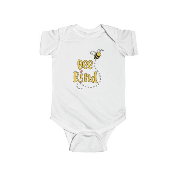 'Bee Kind' Infant Fine Jersey Bodysuit